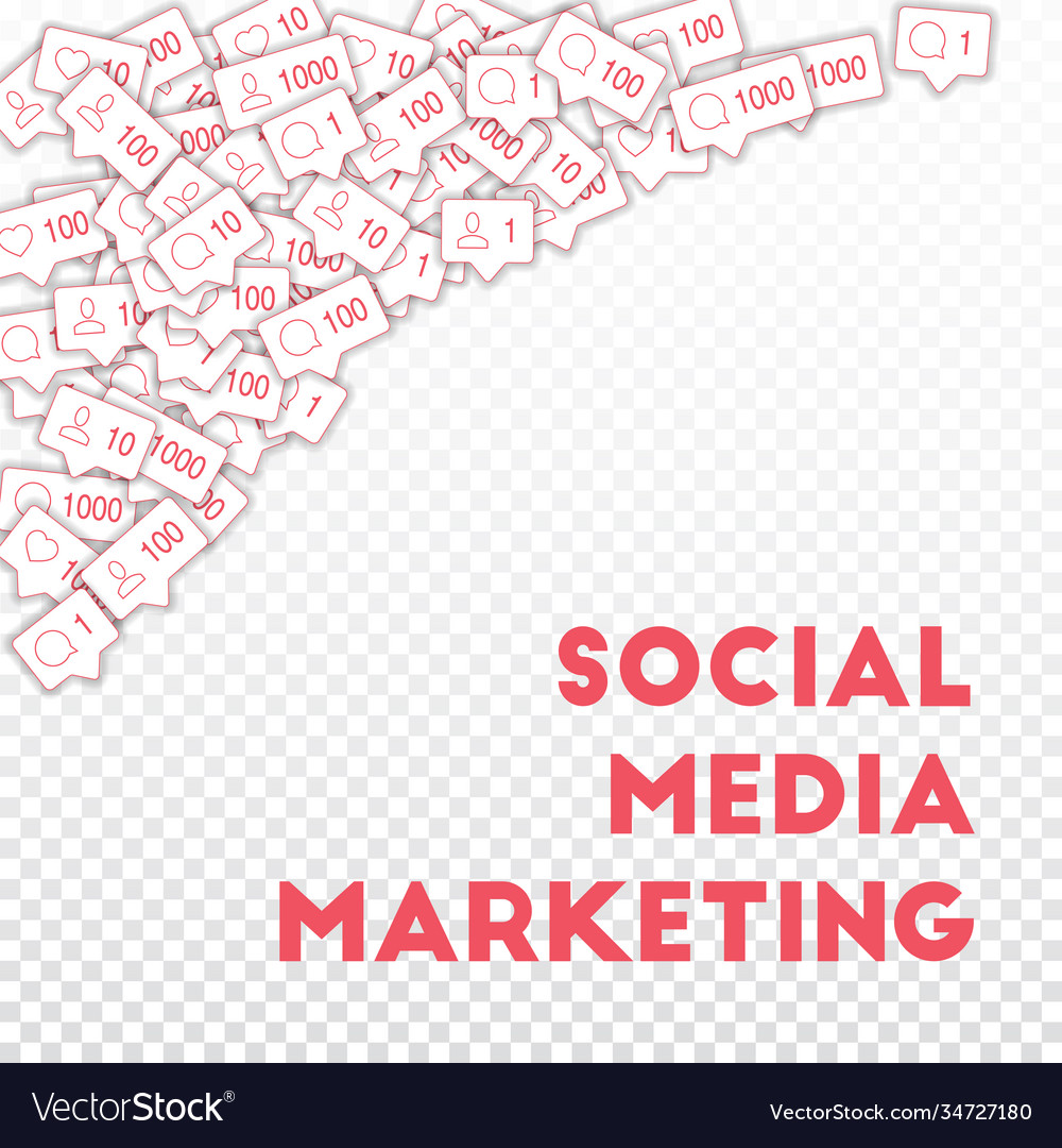 Social Media Icons Marketing Konzept