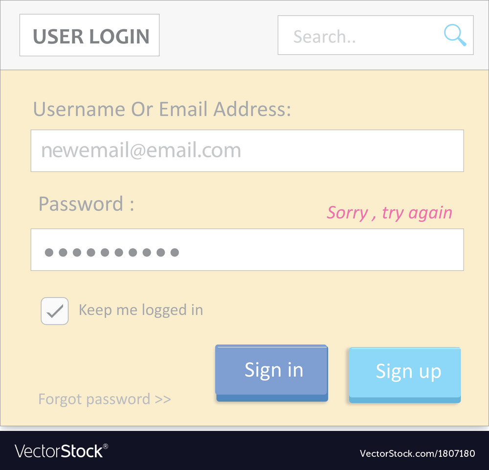 User login 11