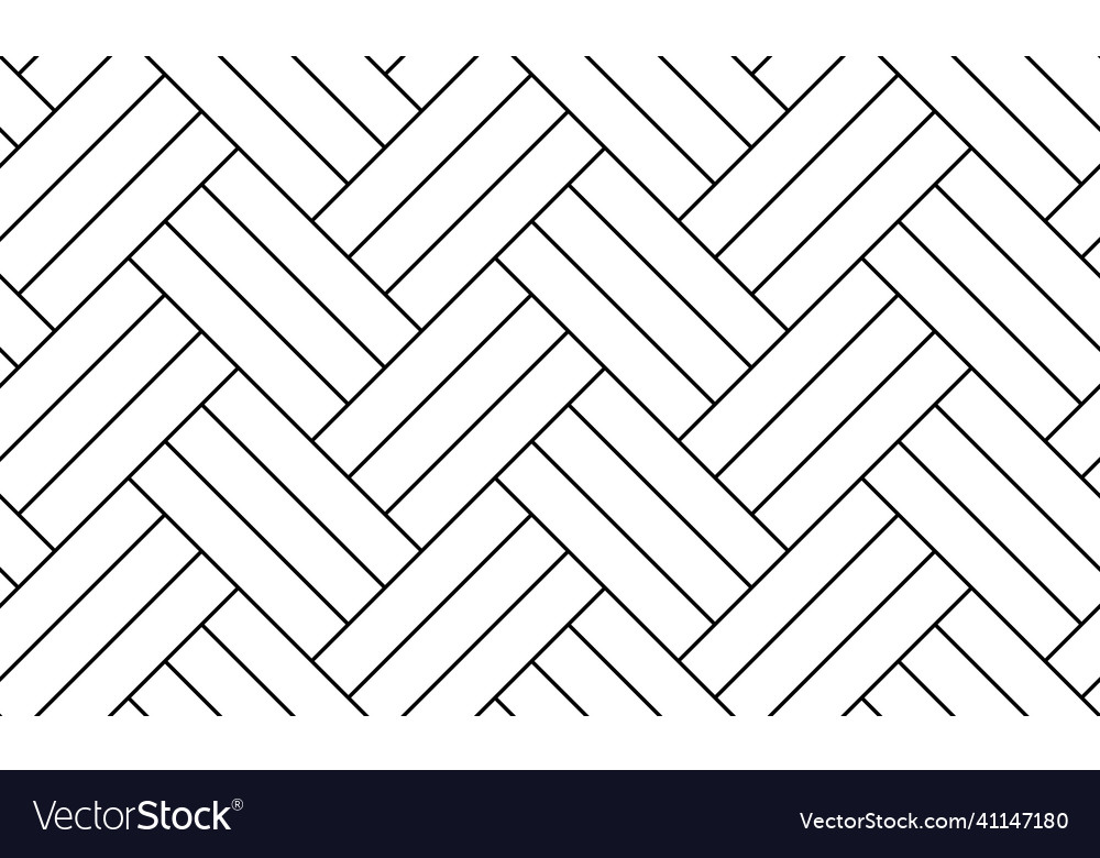 White triple herringbone parquet floor seamless Vector Image