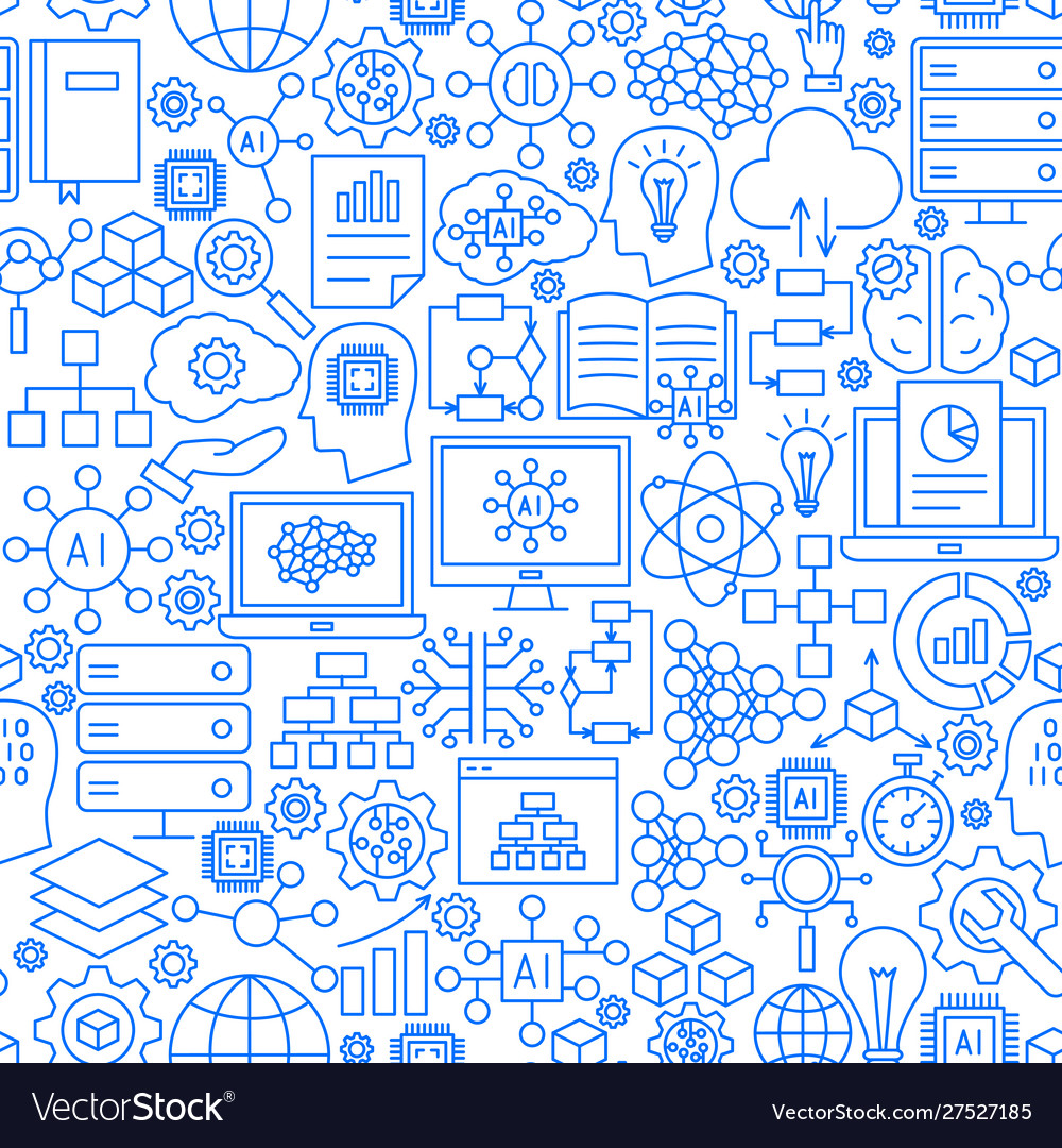 AI Pattern - Neural Network Style