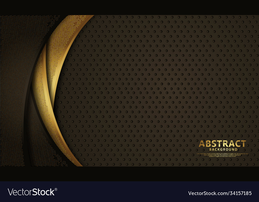 Background with glitters golden effect realistic Vector Image Background with glitters golden effect realistic