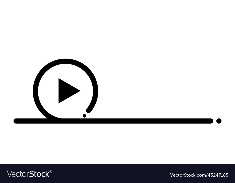 Background with playback button and copy space