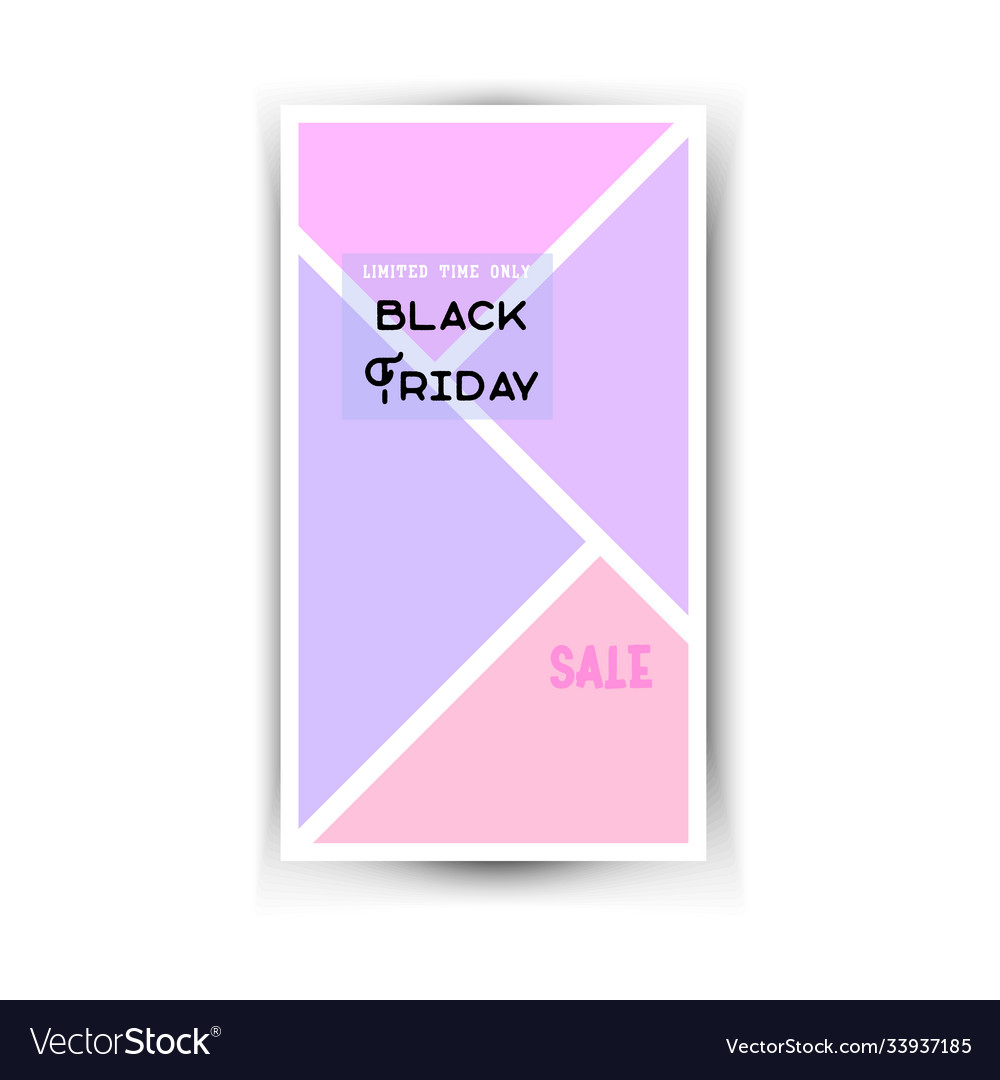 Black friday sale - vertical banner