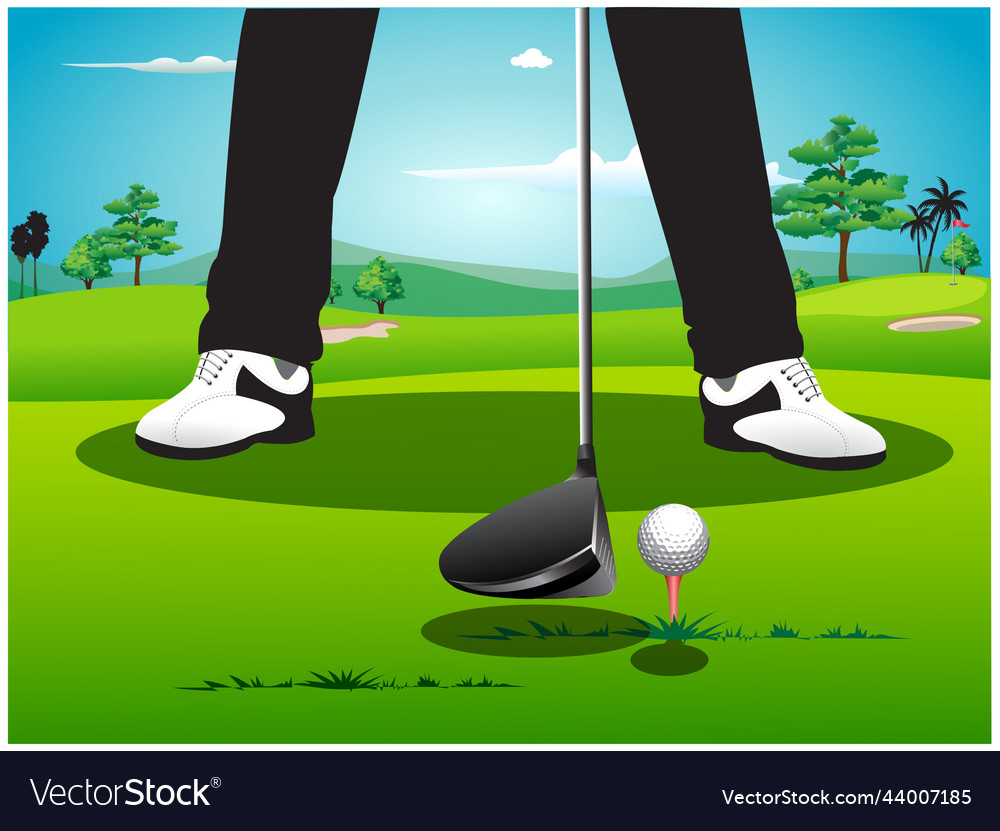 Golf Drivingeps Royalty Free Vector Image - Vectorstock