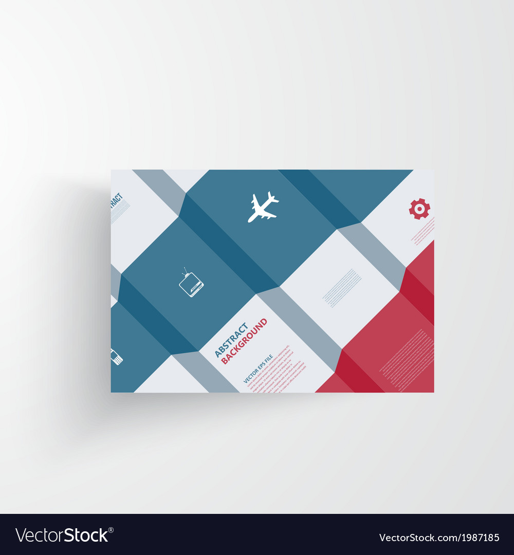 Infographics abstract background card