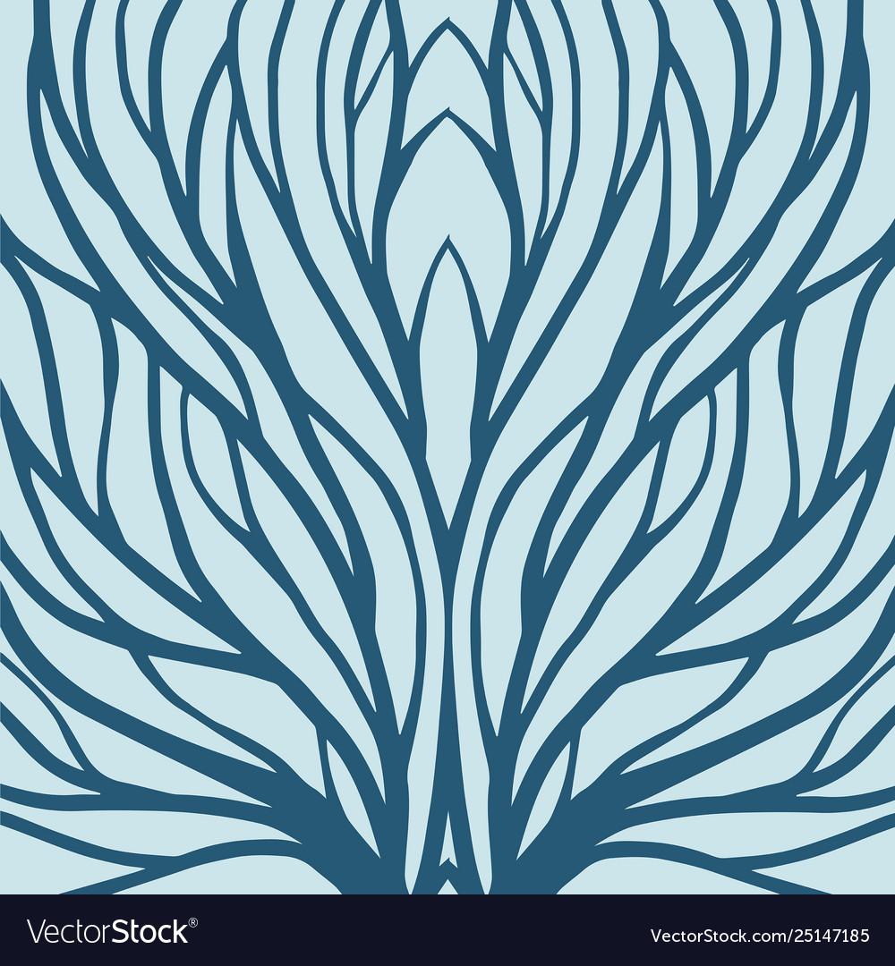 Root pattern vector image Root pattern