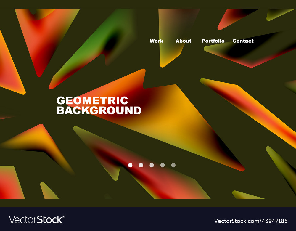 Shards shape composition abstract background web vector image Shards shape composition abstract background web