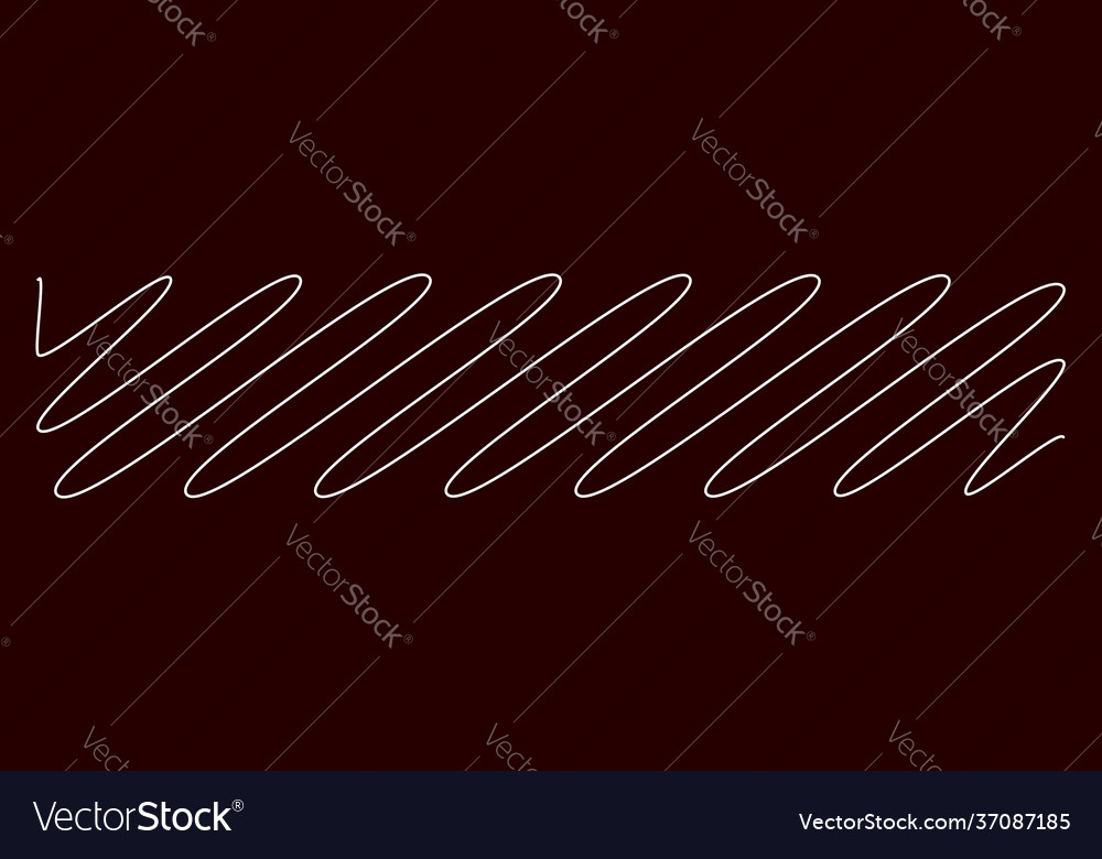 Squiggle scrawl curvy lines rectangular element Vector Image Squiggle scrawl curvy lines rectangular element