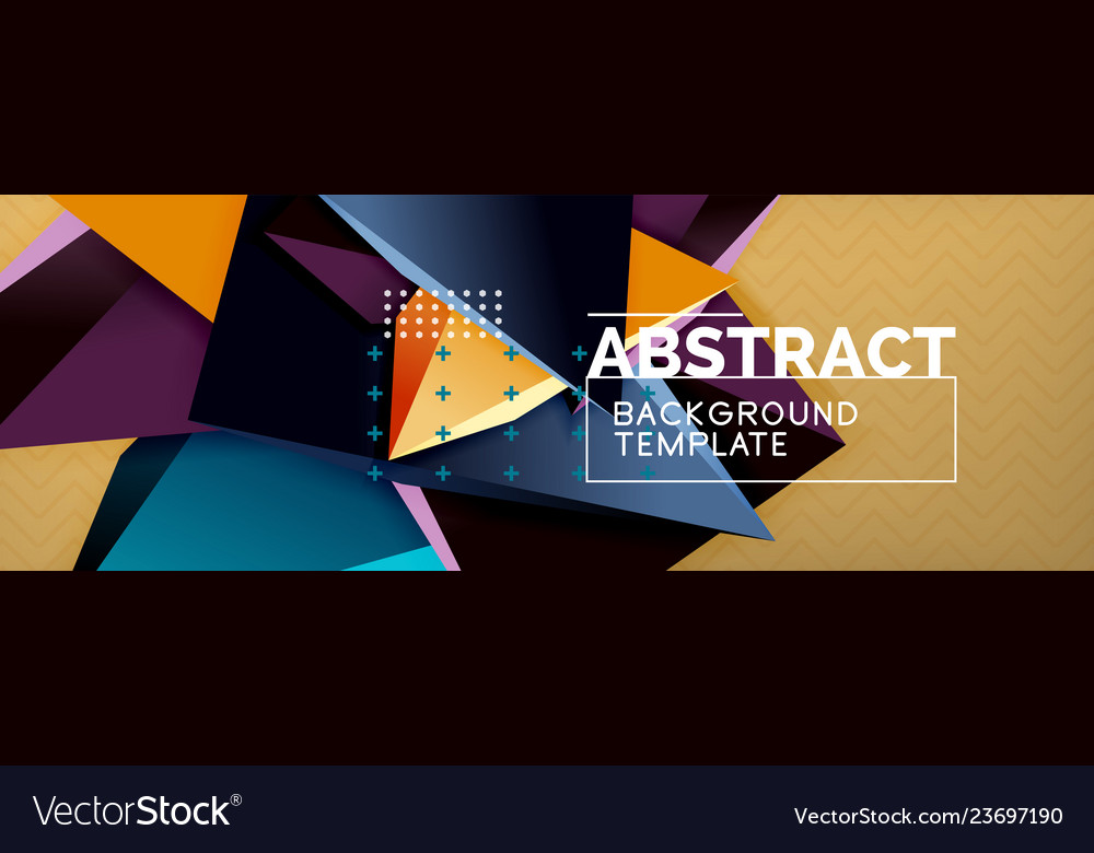 3d triangular shapes abstract background vector image 3d triangular shapes abstract background