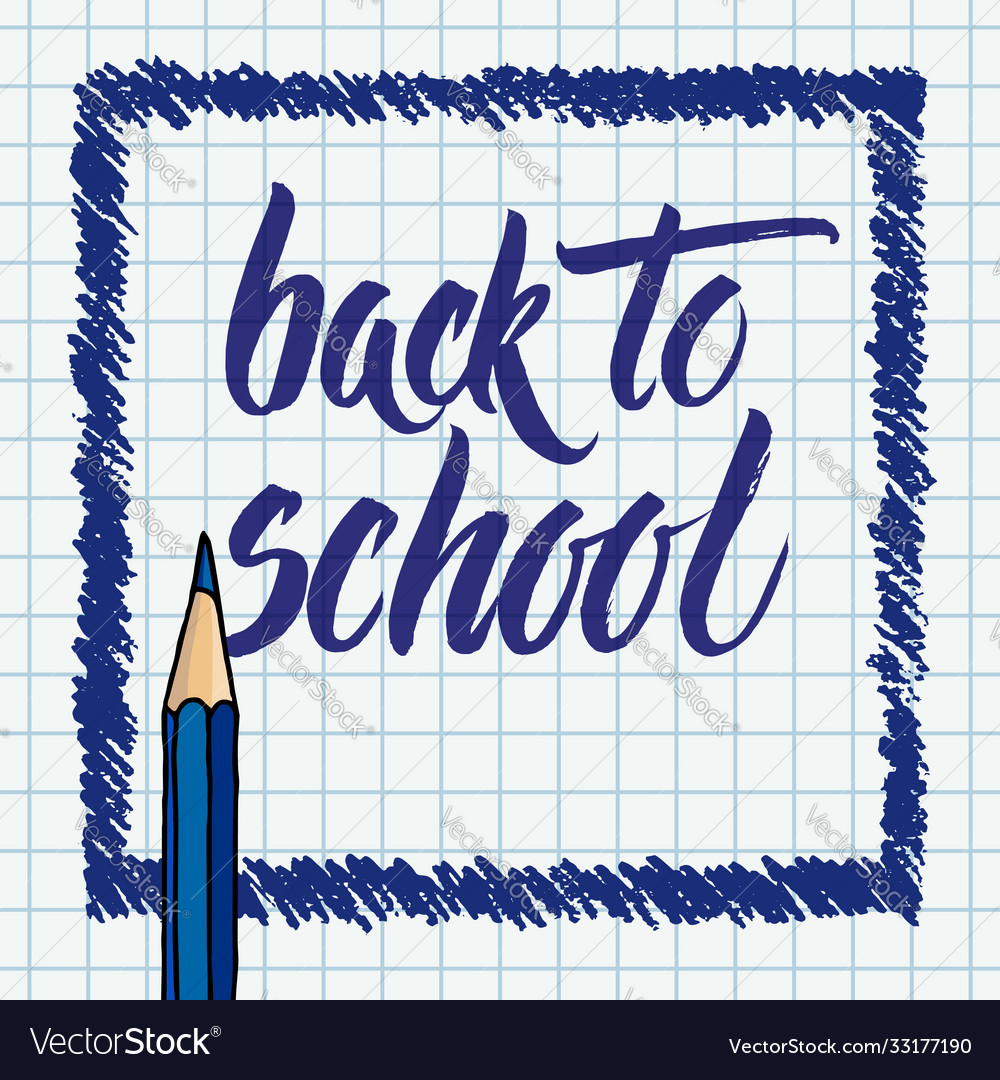 Back to school greetings Royalty Free Vector Image