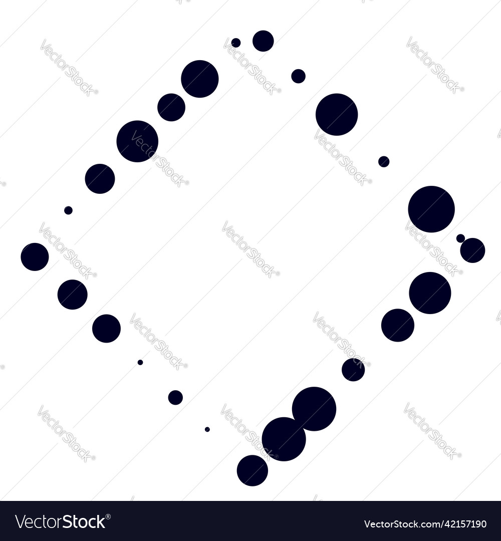 Circles random scattered shapes element vector image Circles random scattered shapes element