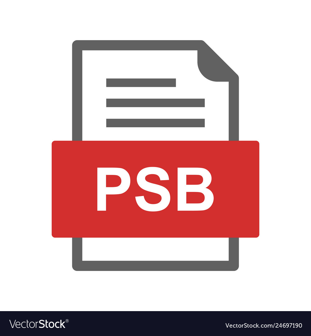 Psb file document icon