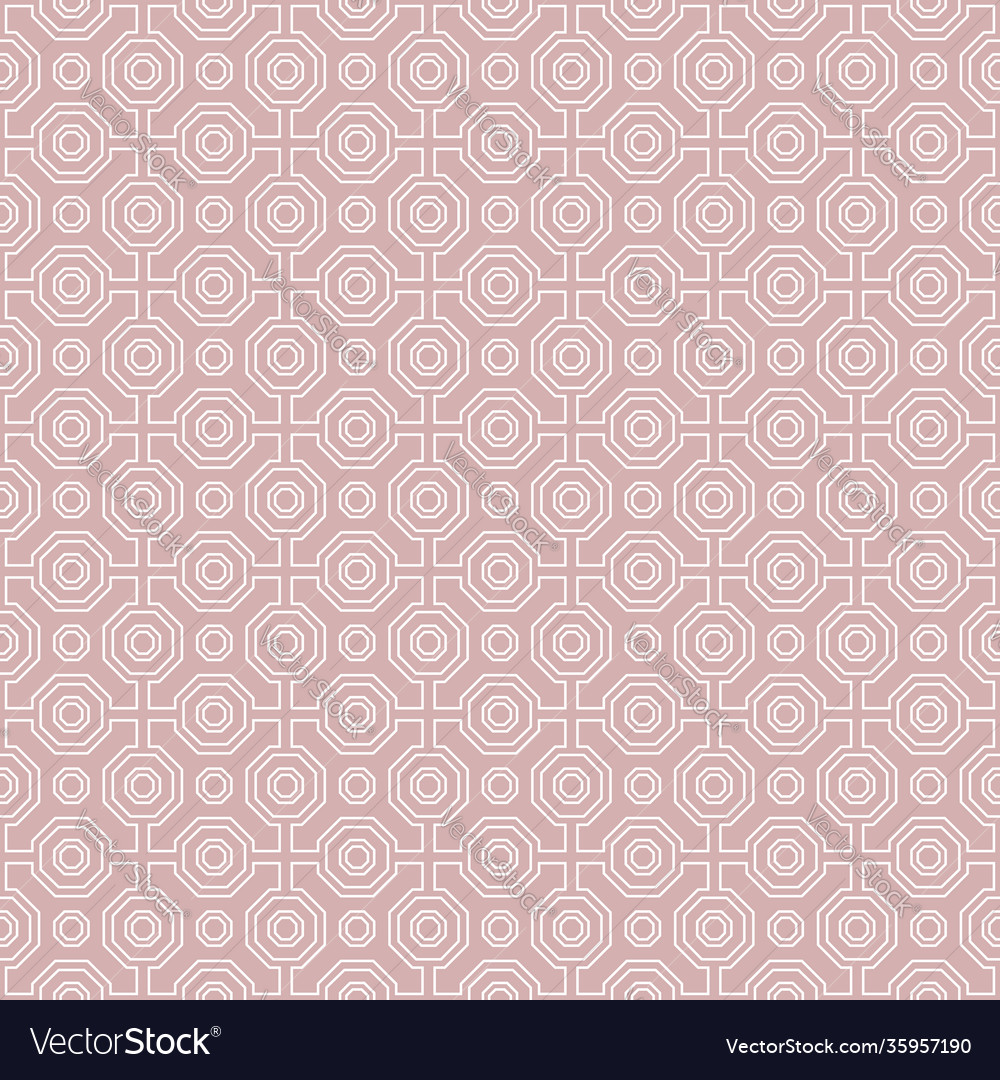 Seamless octagonal pattern vector image Seamless octagonal pattern