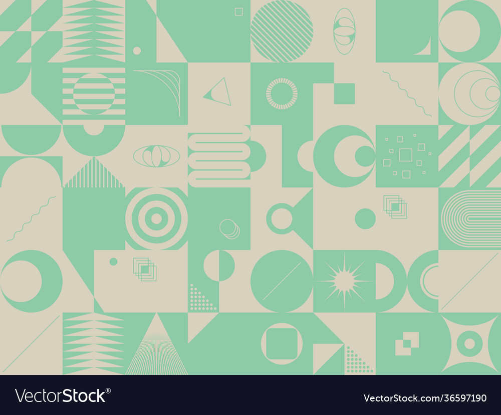 Subtle colored pattern design vector image Subtle colored pattern design