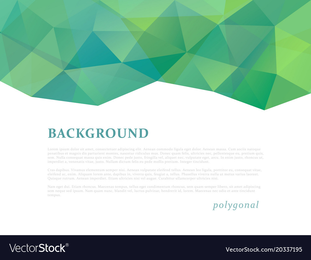 Abstract triangular banner
