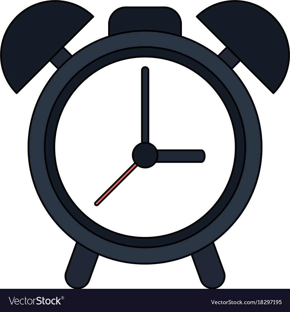 Analog alarm clock icon image