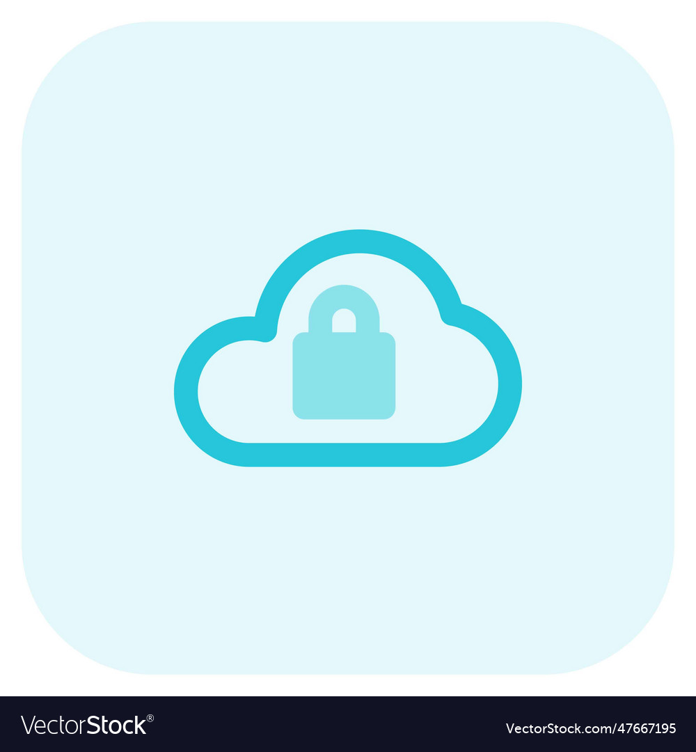 Cloud storage with a lock system