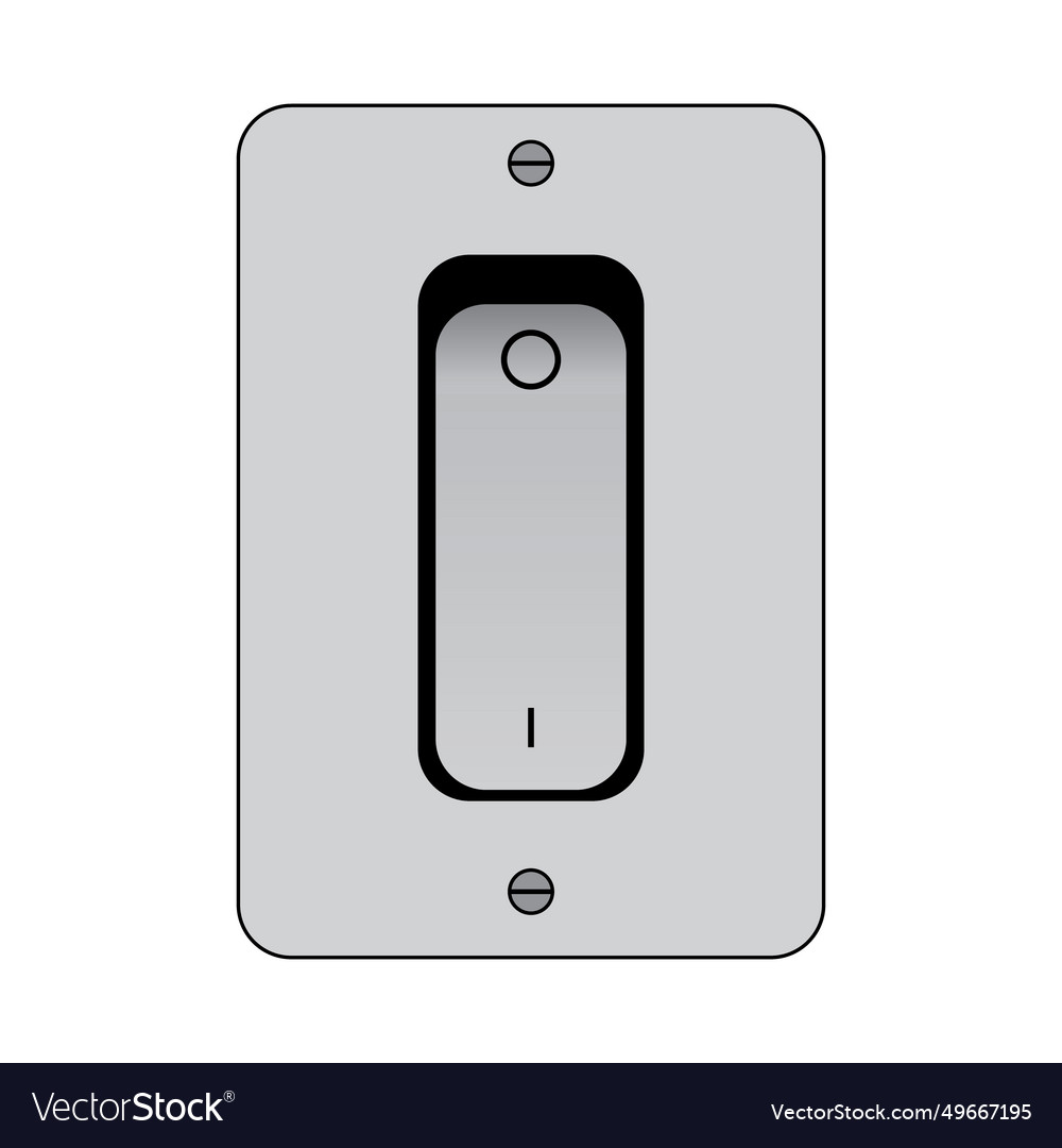 Electric switch icon logo design template