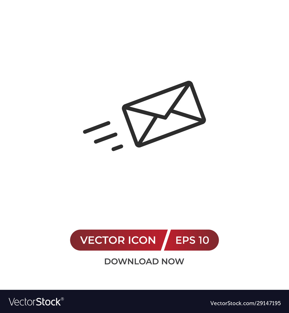 Send message icon vector image Send message icon