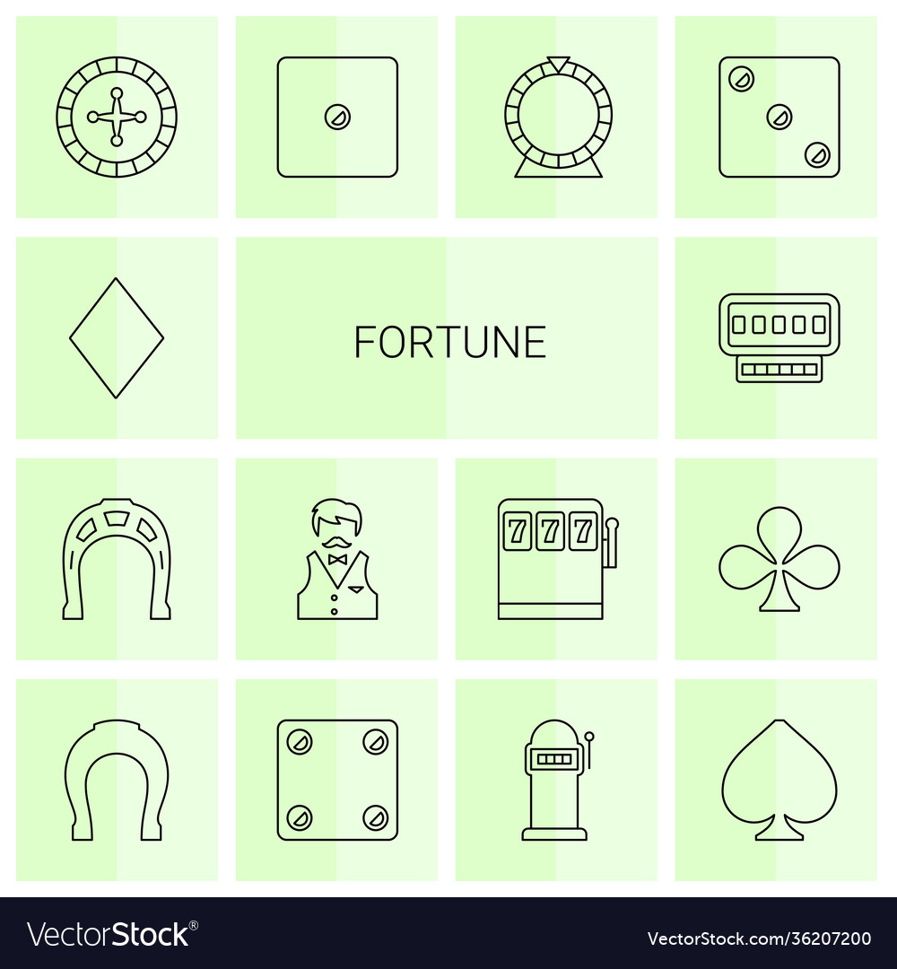 14 fortune icons