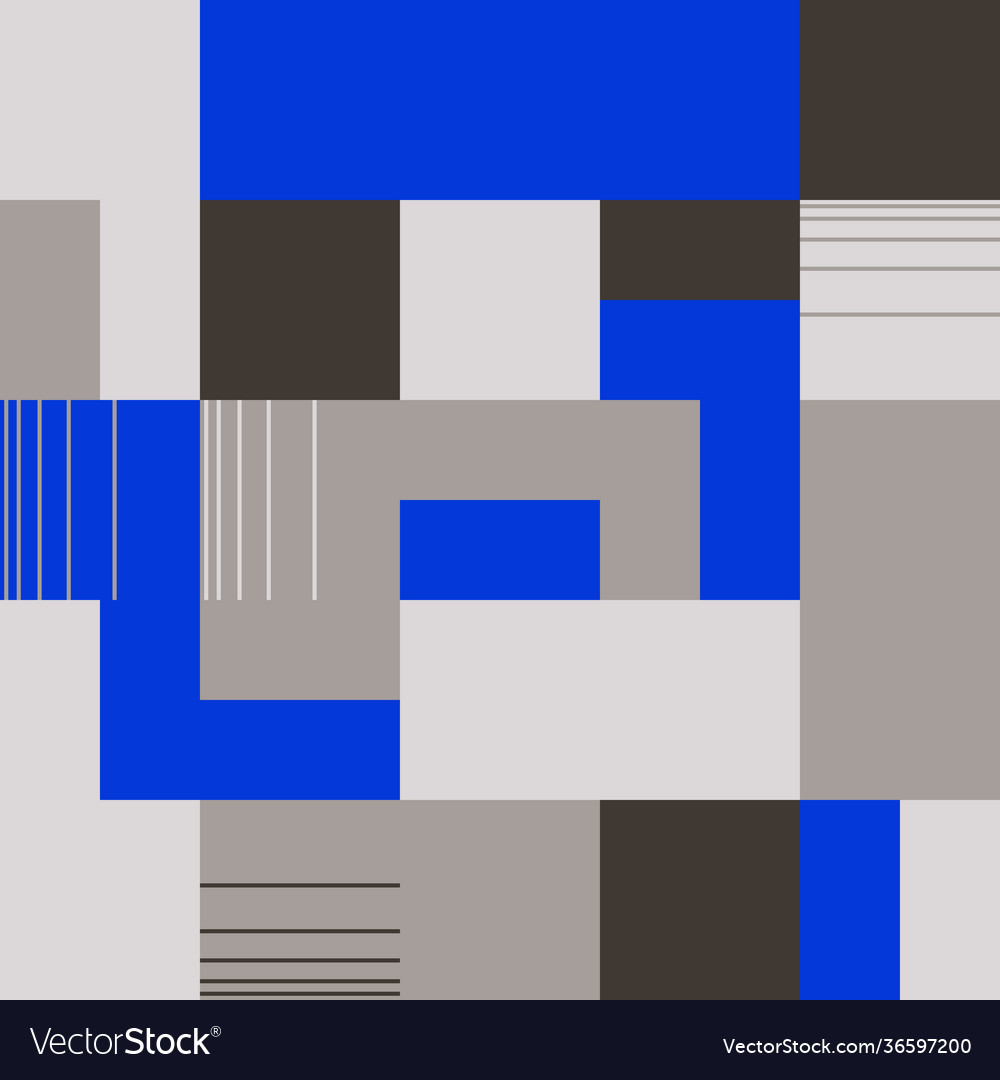 Abstract geometric pattern with transition effect Vector Image Abstract geometric pattern with transition effect