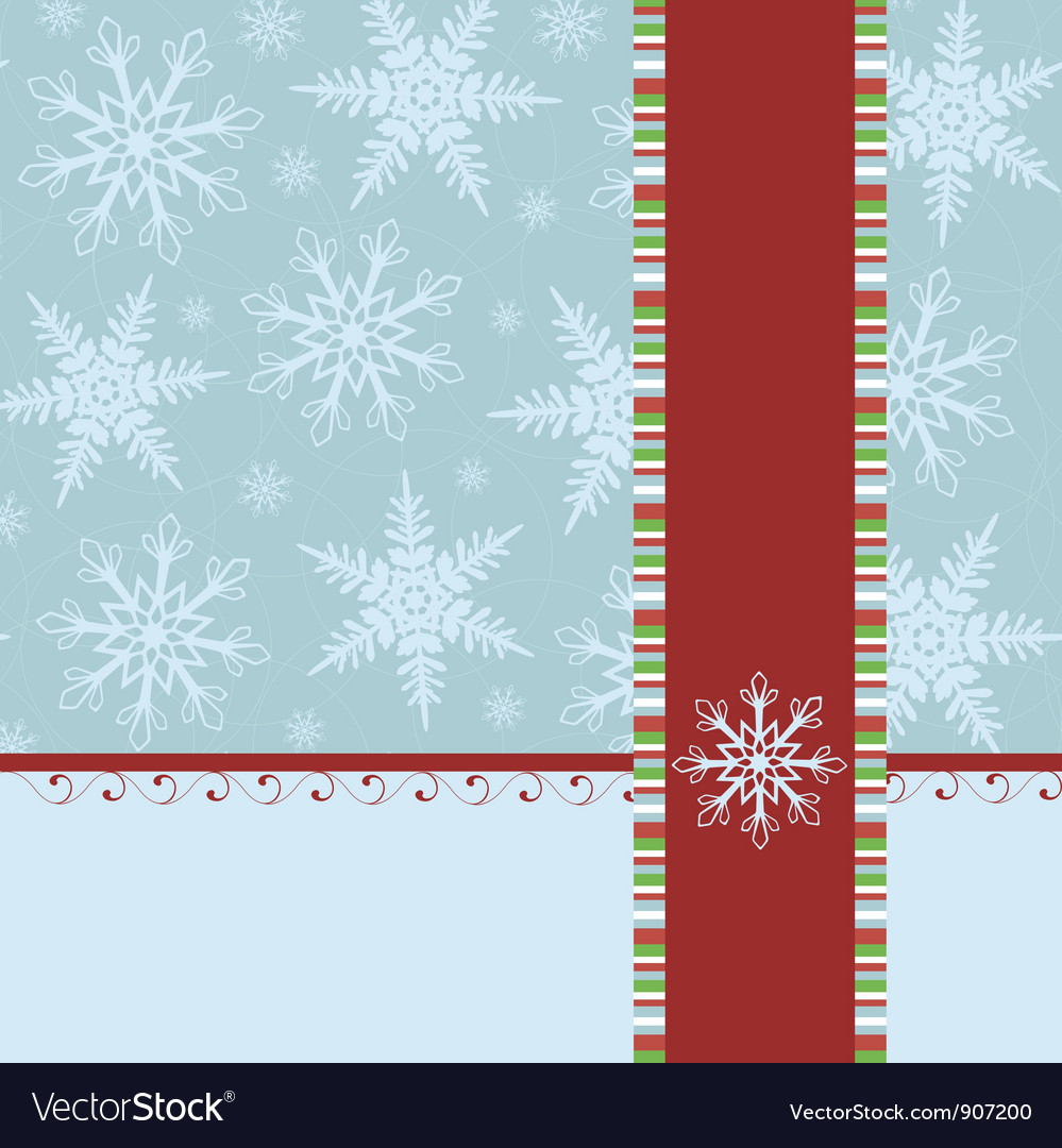 Blank template for christmas greetings card