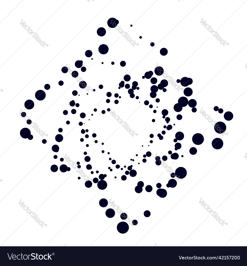 Circles random scattered shapes element Vector Image Circles random scattered shapes element