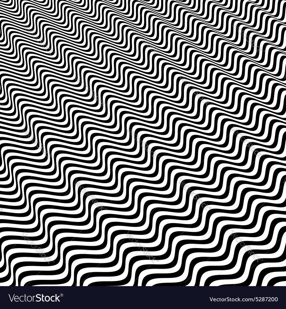 Dynamic Striped Abstract Pattern