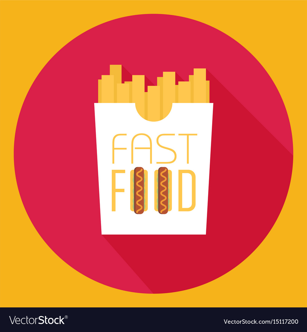 fast food word sign logo icon design template word sign template