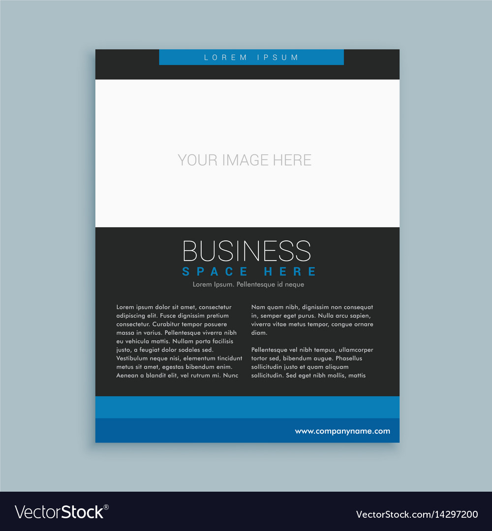 Simple business brochure template