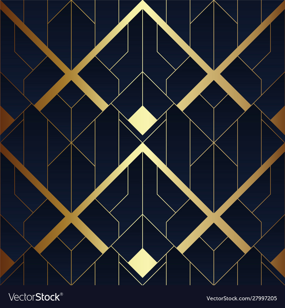 Abstract art deco seamless pattern