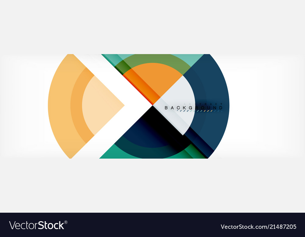 Circular geometric abstract background Royalty Free Vector