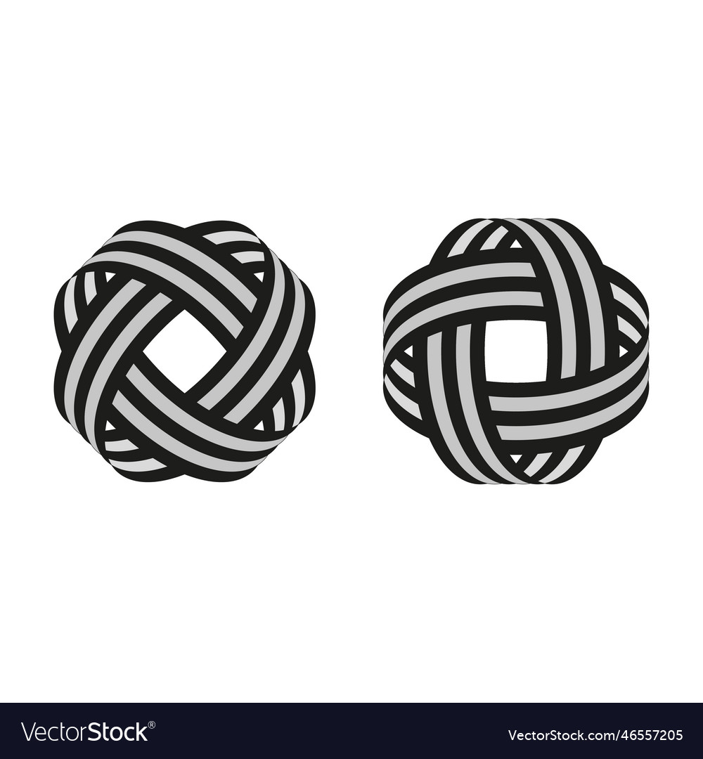 Dynamic Ribbon Circle - 3D Style