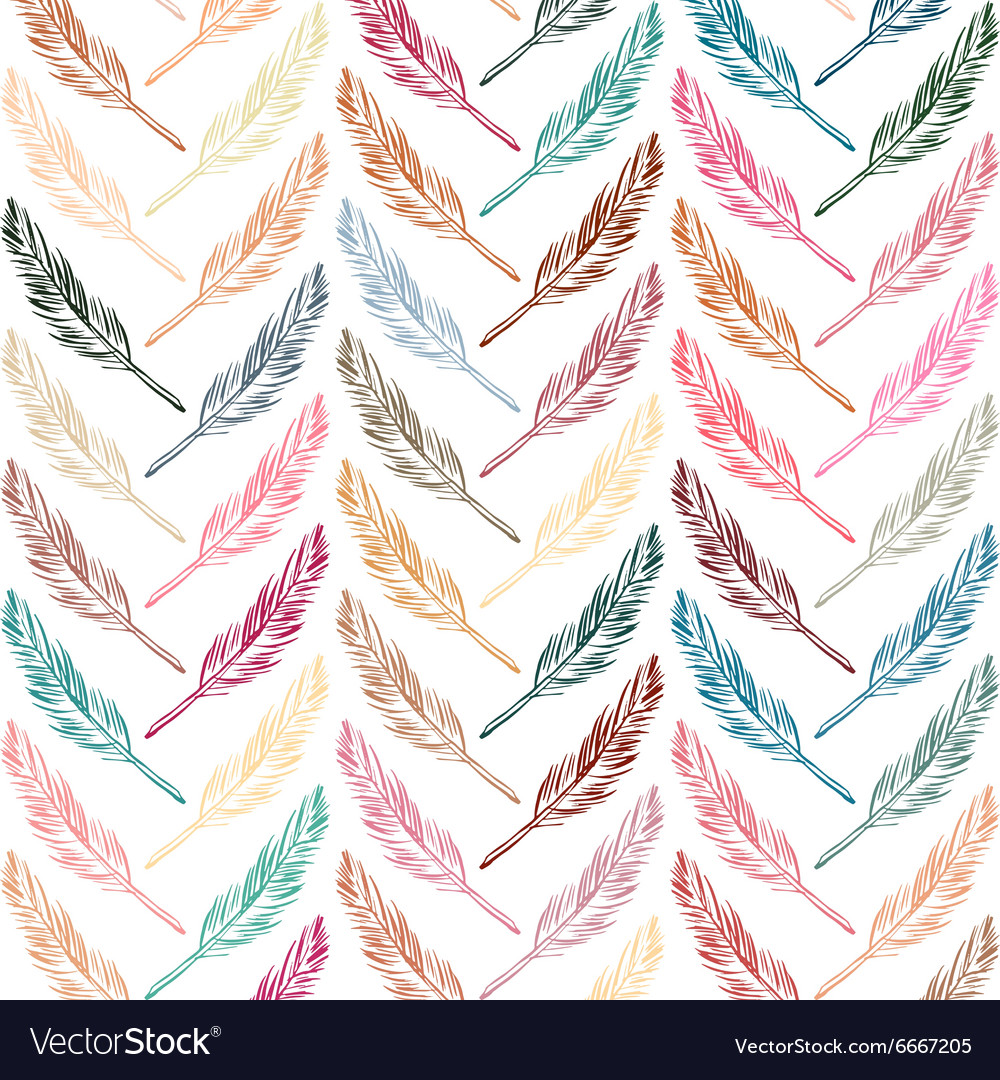 Feathers background beautiful pattern
