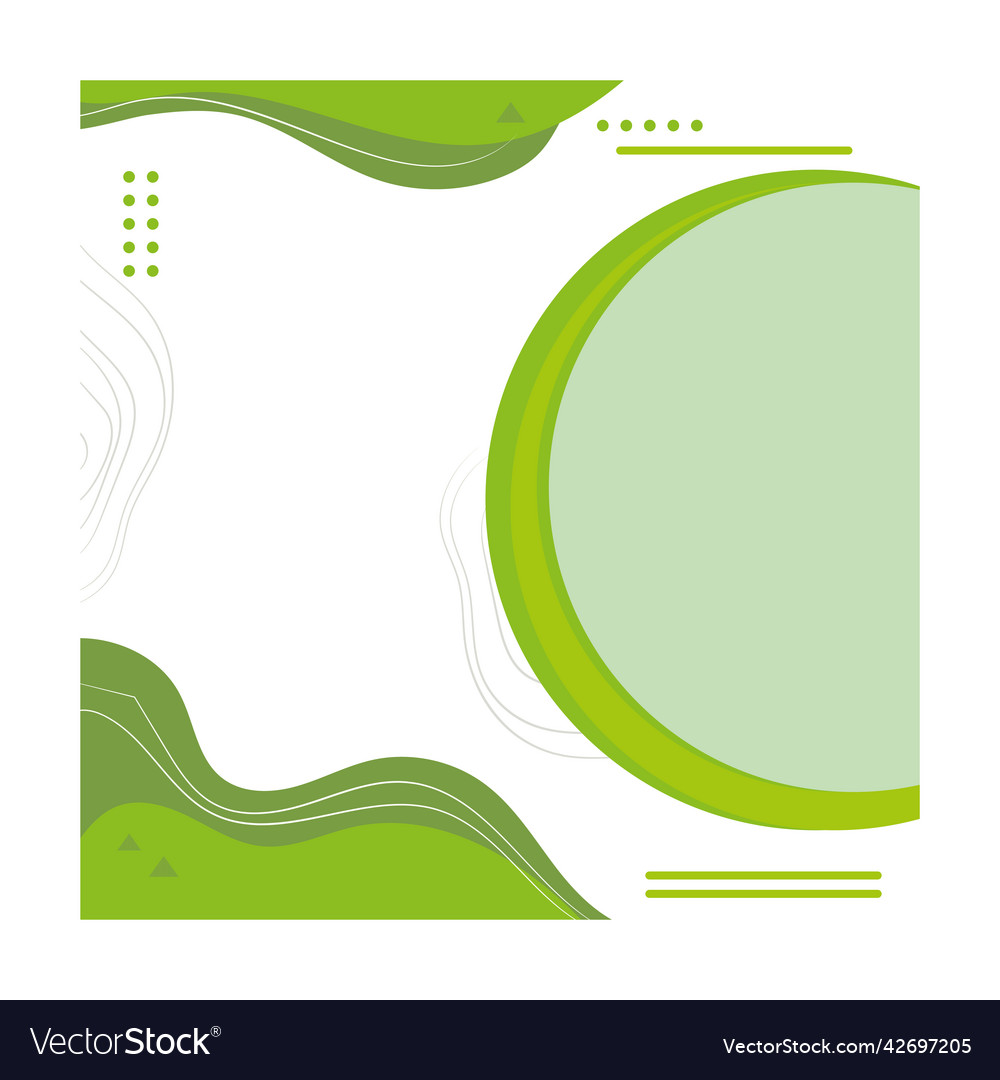 Green layout design Royalty Free Vector Image - VectorStock