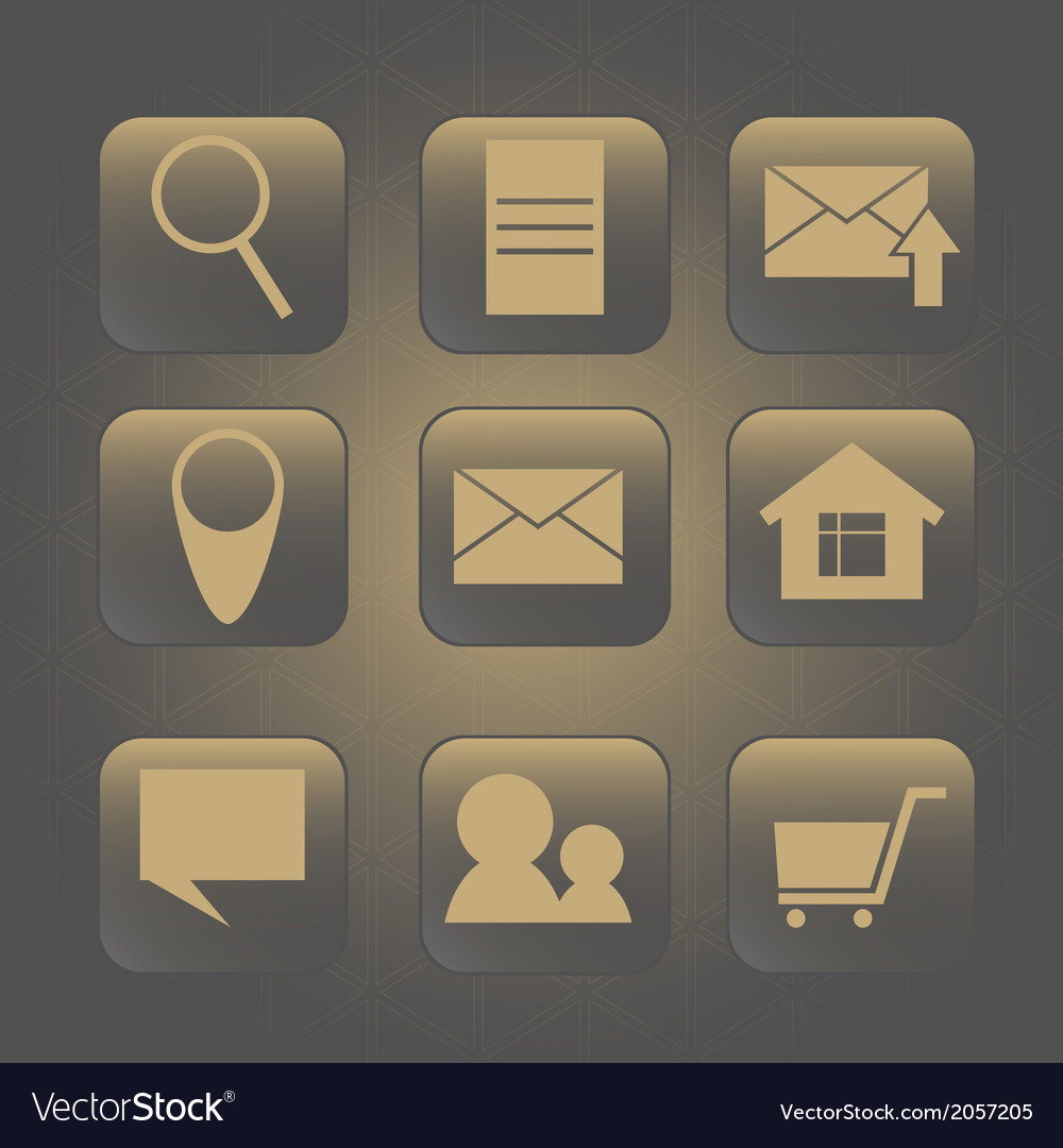 Icon for internet web background with triangles