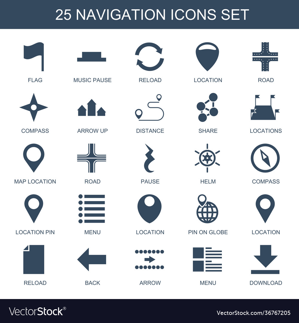 Navigation icons