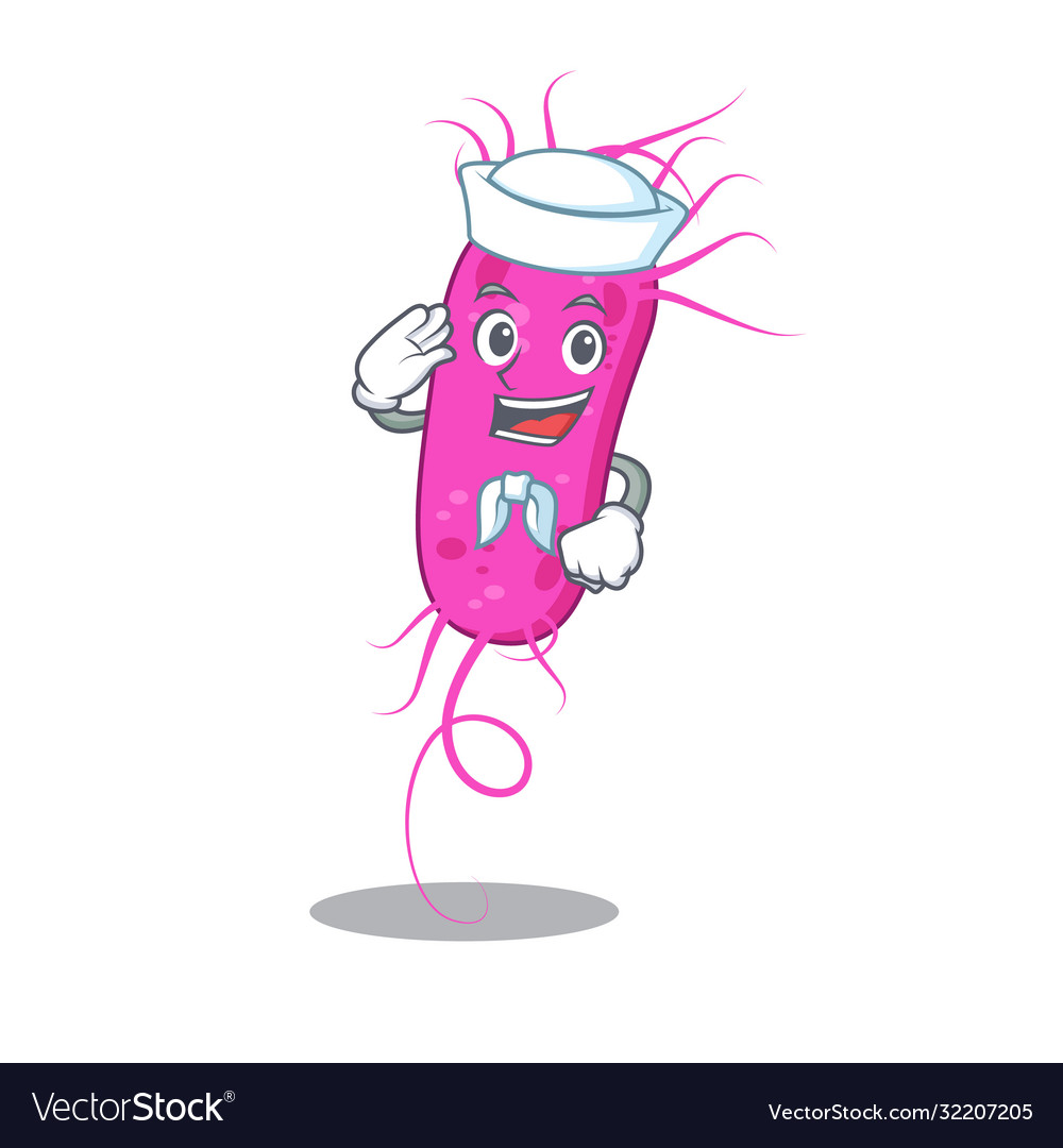 Sailor cartoon character pseudomoa bacteria