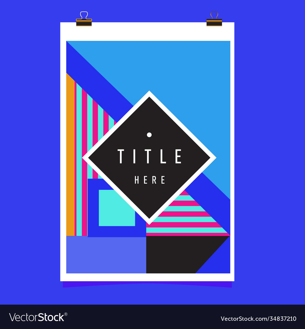 Abstract colorful geometric pattern background Vector Image Abstract colorful geometric pattern background