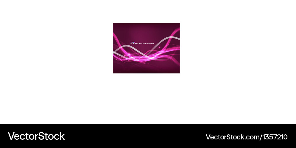 Abstract glowing lines Royalty Free Vector Image