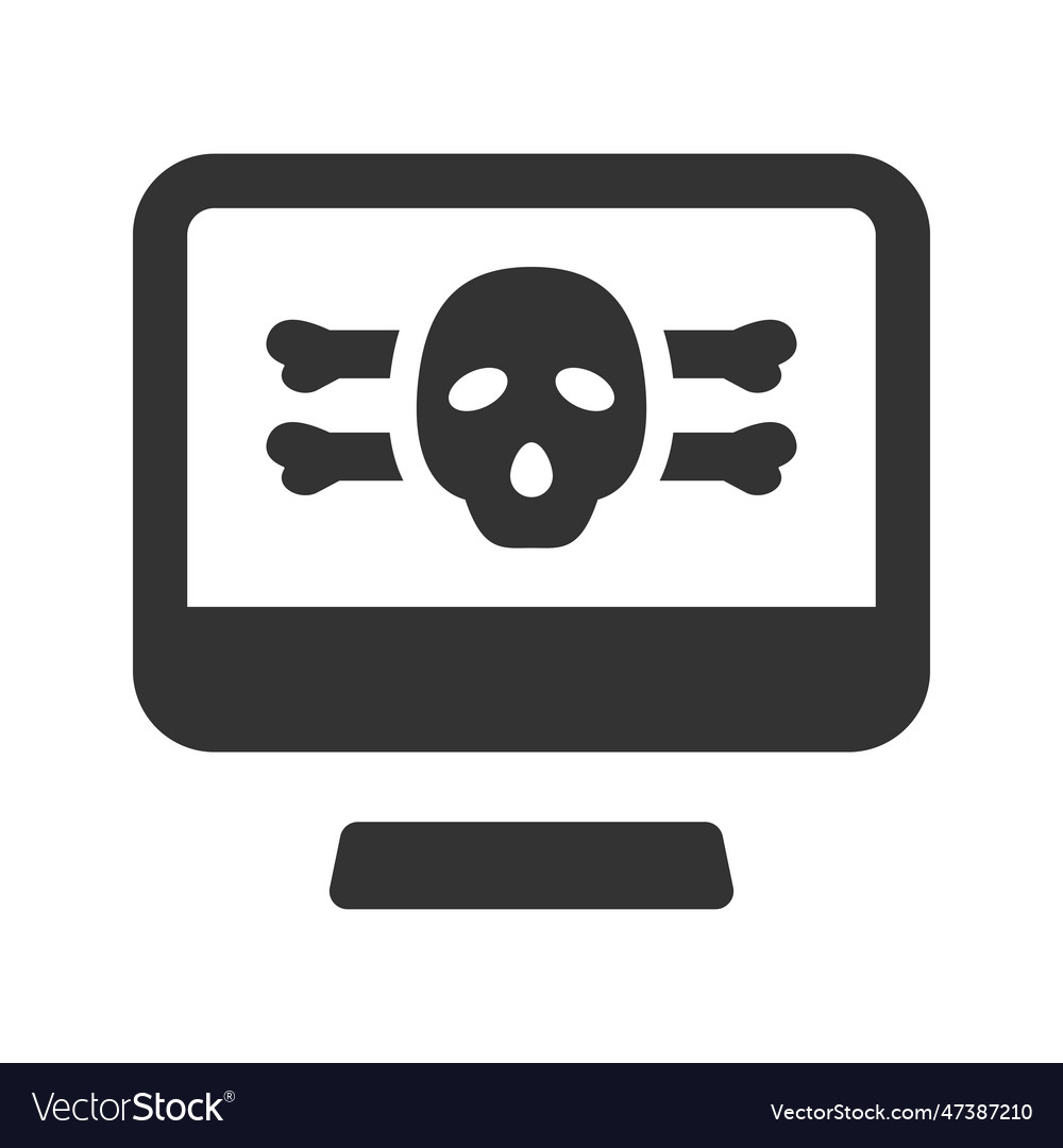 Computer hacking icon