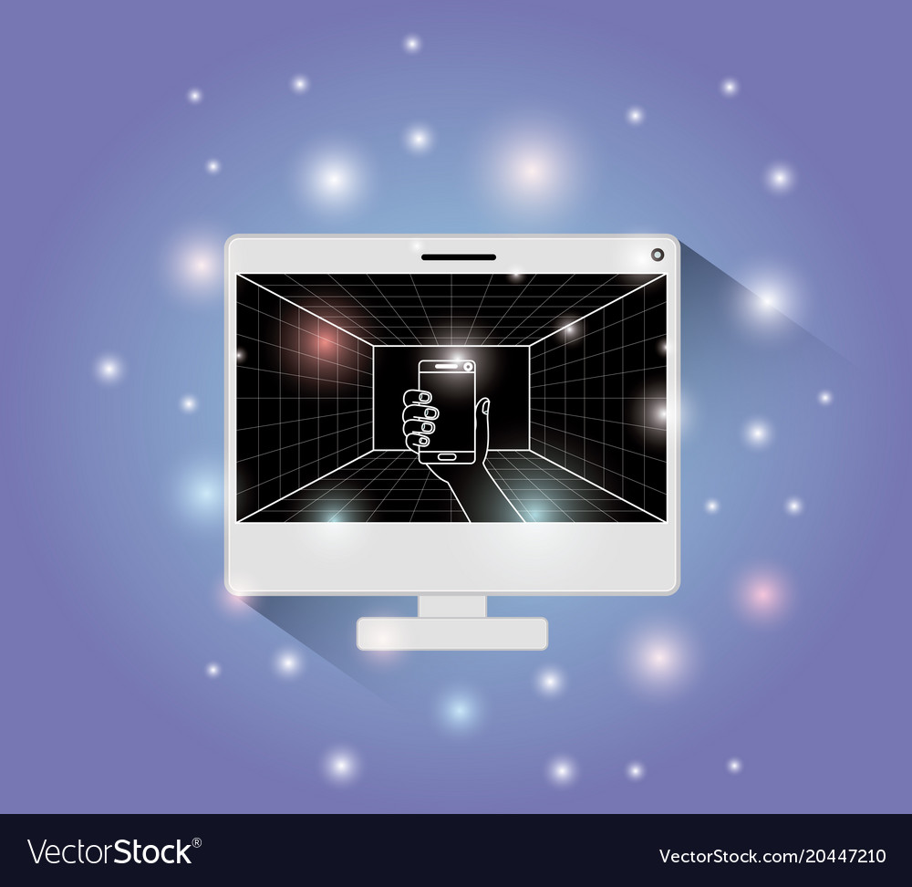 Computer with reality virtual technology