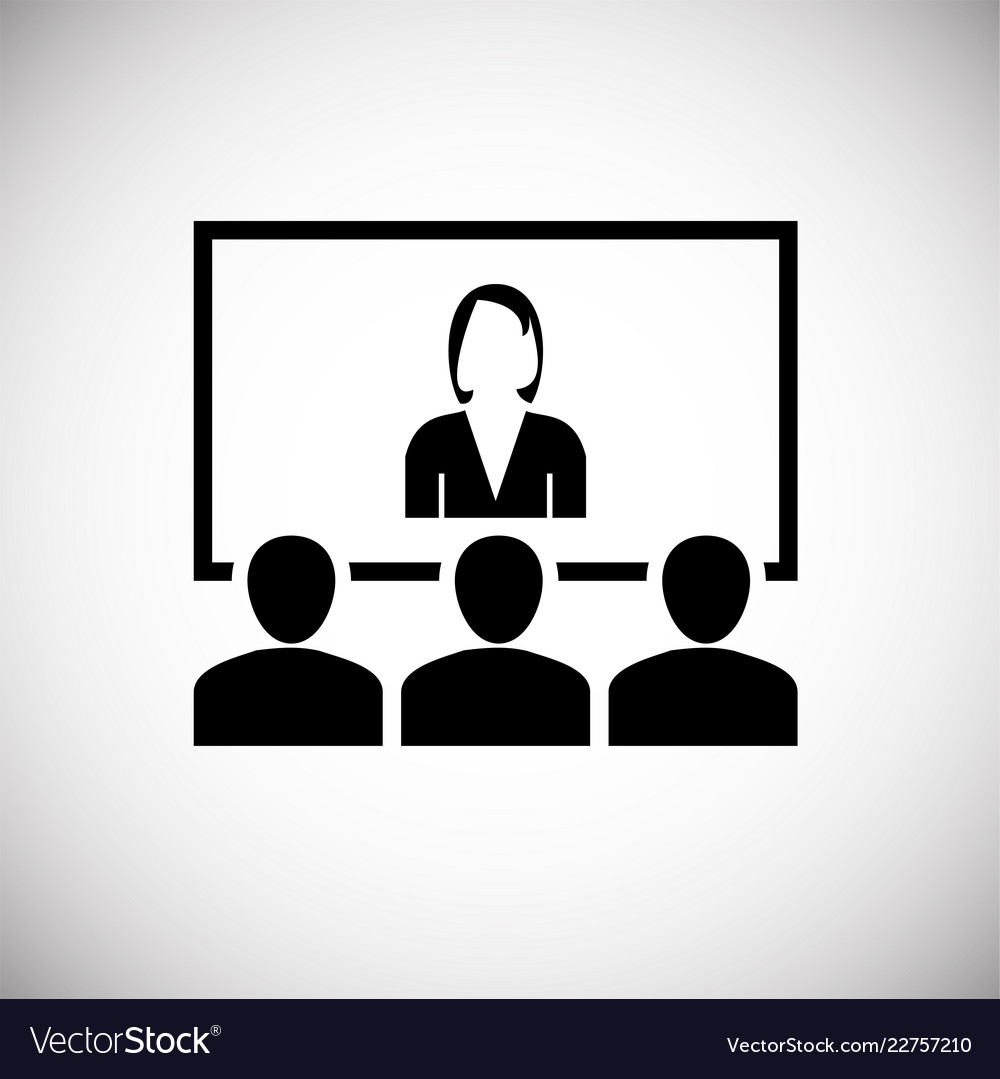 Internet call web meeting on white background vector image Internet call web meeting on white background