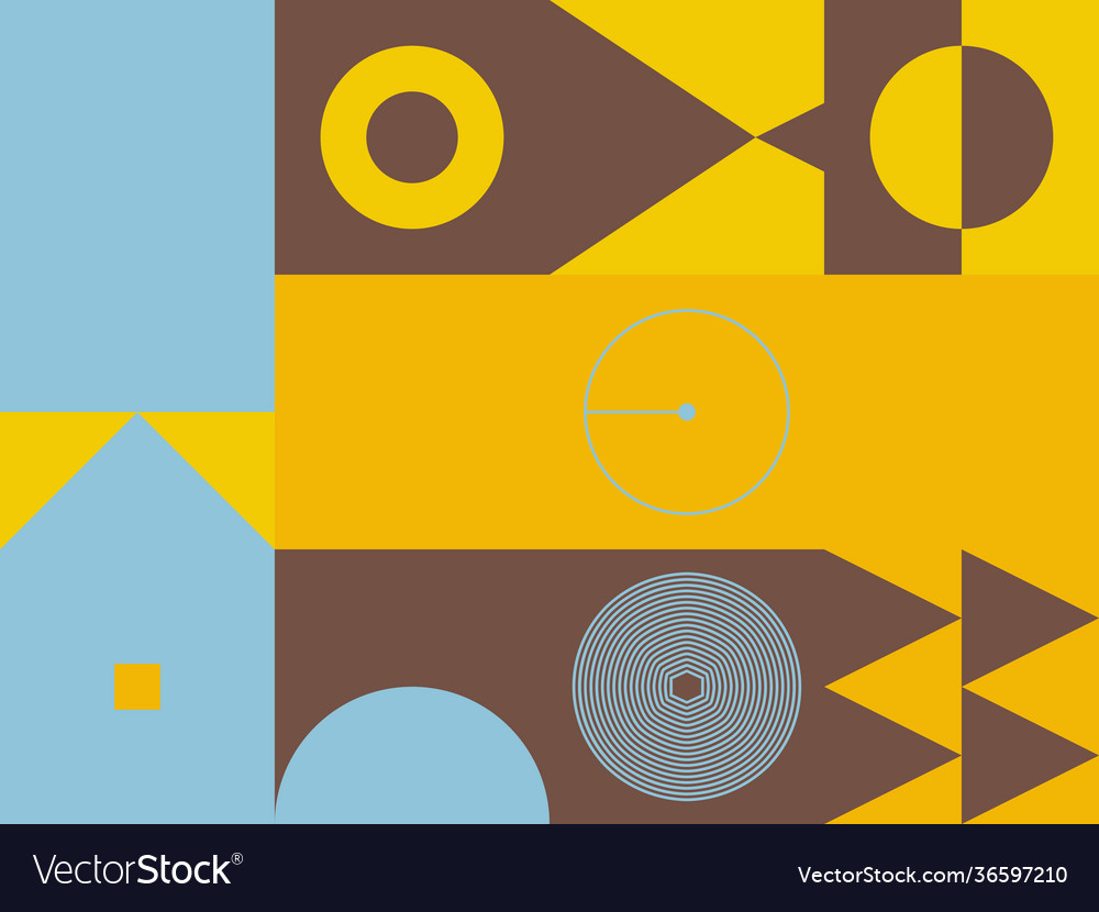 Minimal geometric pattern design Vector Image Minimal geometric pattern design