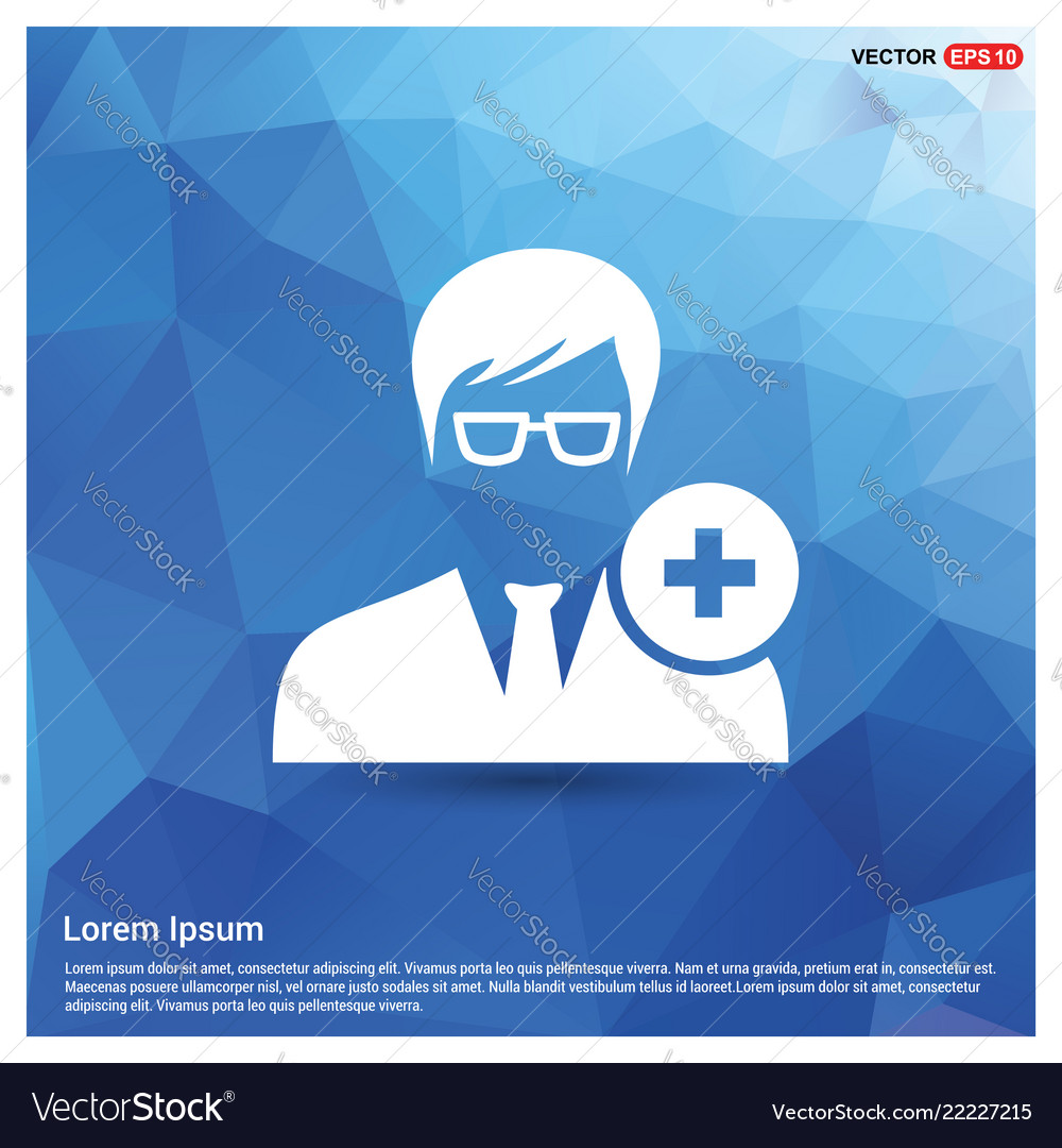 Add user icon vector image Add user icon