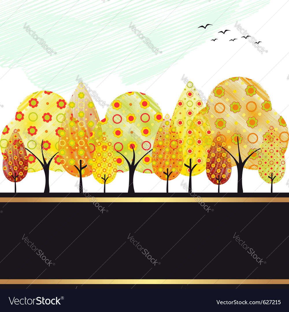 Autumn Tree Pattern