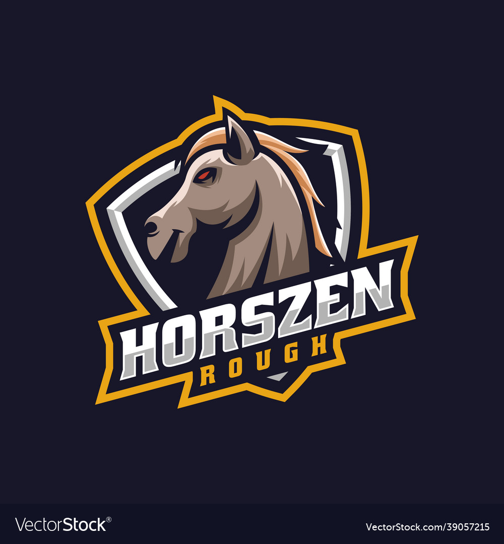 Logo horse e sport and style