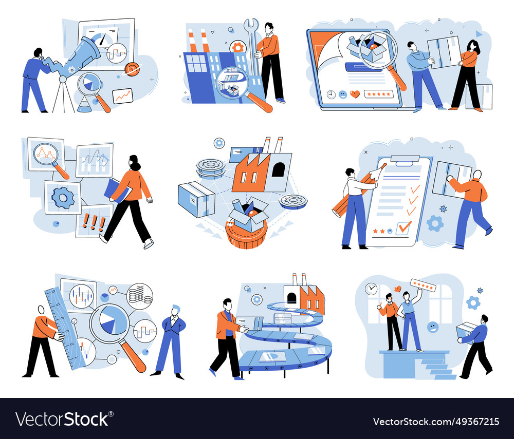 Process management monitoring performance is key vector image Process management monitoring performance is key