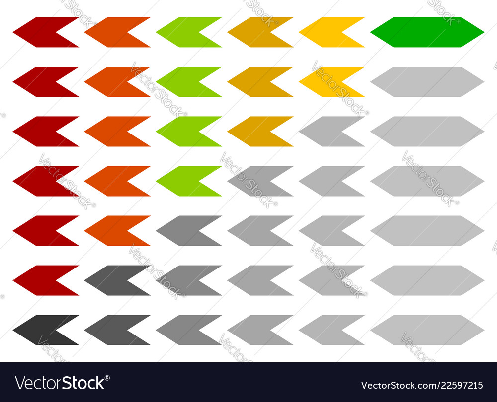 Progress loading bar step stage indicators vector image Progress loading bar step stage indicators