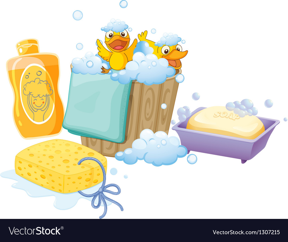 Things Inside The Bathroom Royalty Free Vector Image Things Inside The Bathroom Vector Image